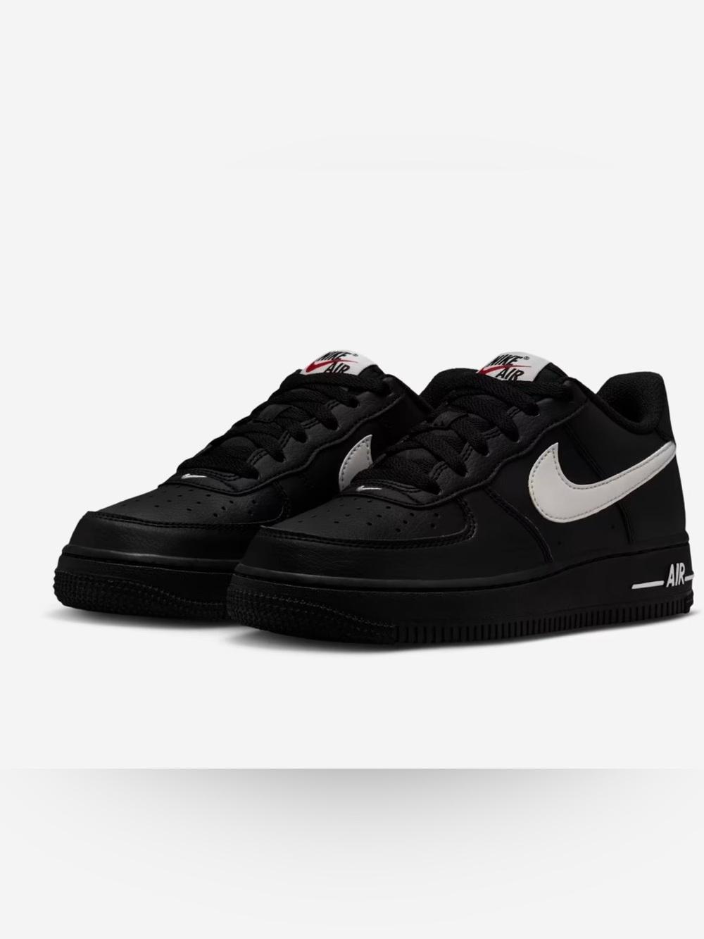 Nike Air Force 1 Low Top Sneakers - Black/White